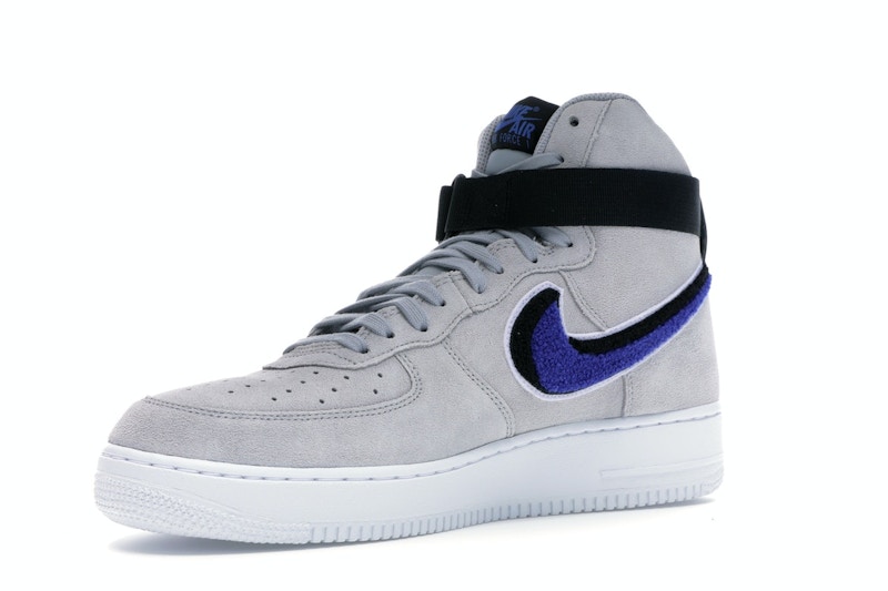 Nike Air Force 1 High Chenille Swoosh Wolf Grey