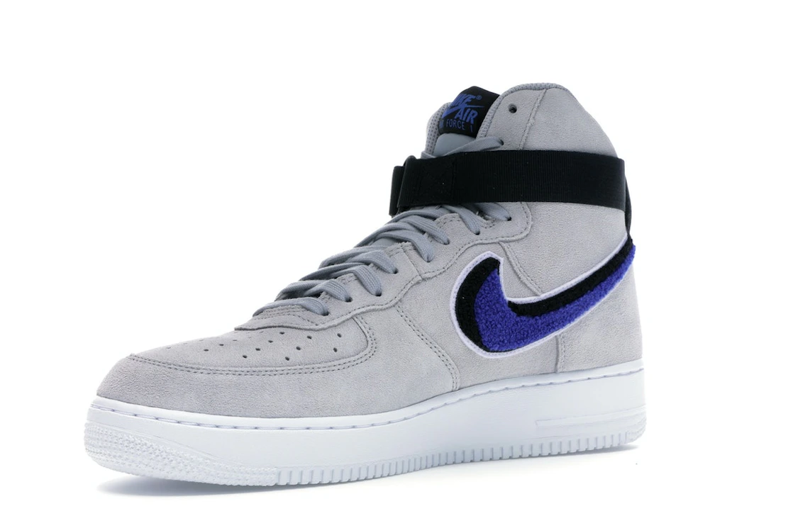 Nike Air Force 1 High Chenille Swoosh Wolf Grey