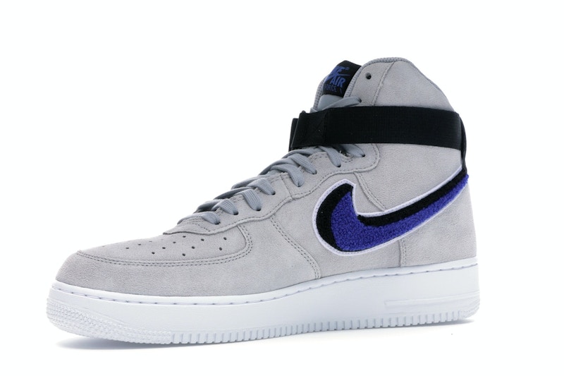 Nike Air Force 1 High Chenille Swoosh Wolf Grey