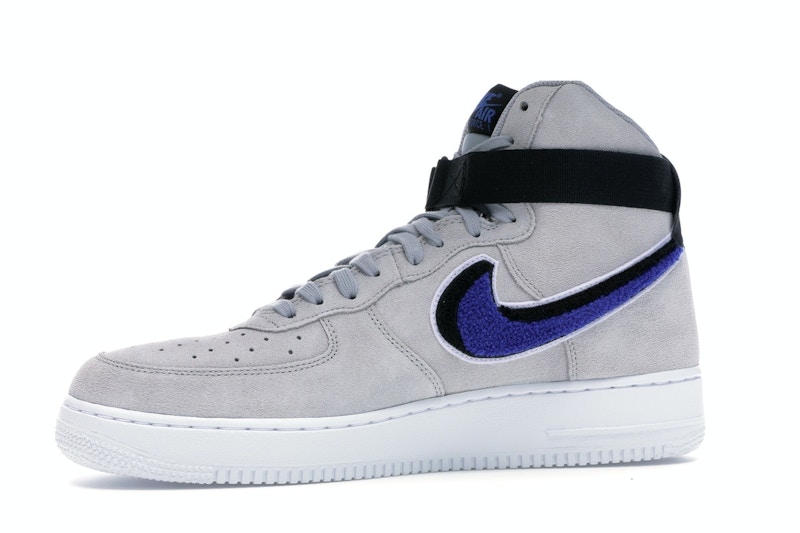Nike Air Force 1 High Chenille Swoosh Wolf Grey