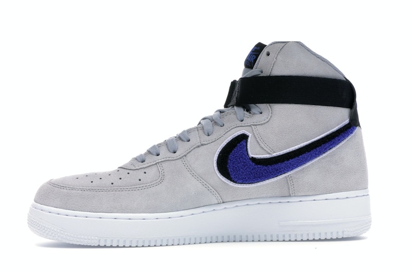 Nike Air Force 1 High Chenille Swoosh Wolf Grey