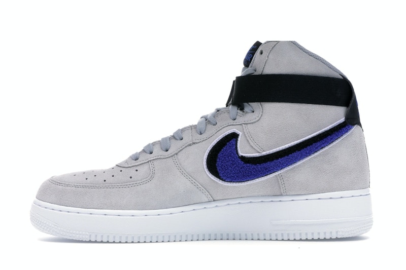 Nike Air Force 1 High Chenille Swoosh Wolf Grey