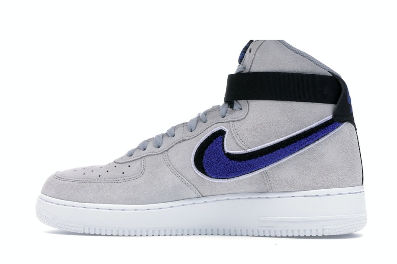 Nike Air Force 1 High Chenille Swoosh Wolf Grey