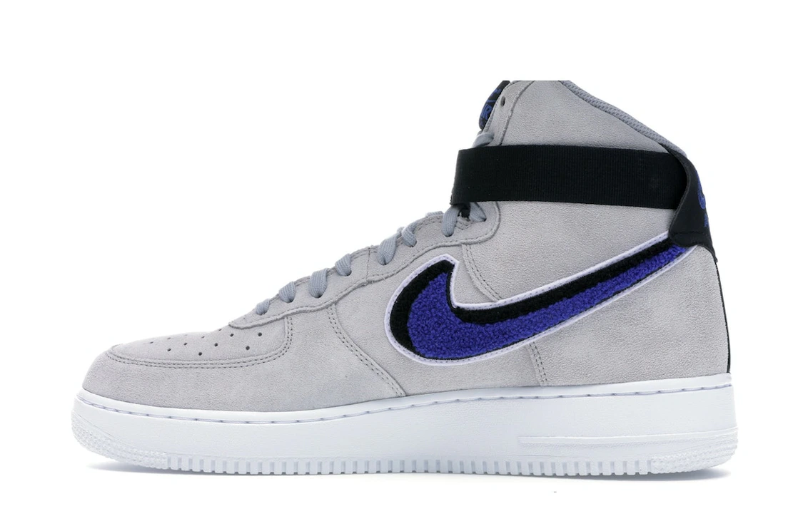 Nike Air Force 1 High Chenille Swoosh Wolf Grey