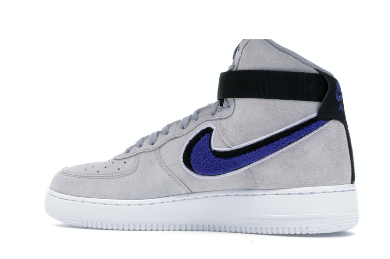 Nike Air Force 1 High Chenille Swoosh Wolf Grey
