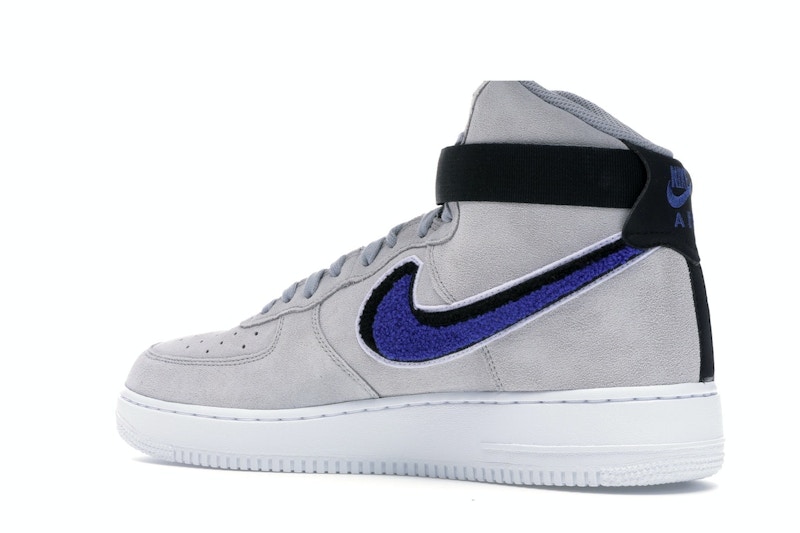 Nike Air Force 1 High Chenille Swoosh Wolf Grey