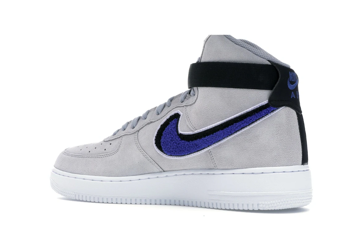Nike Air Force 1 High Chenille Swoosh Wolf Grey