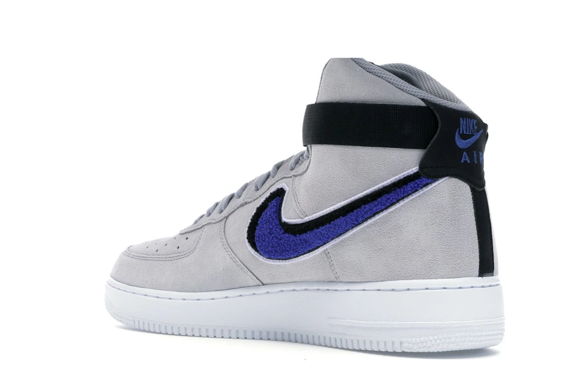 Nike Air Force 1 High Chenille Swoosh Wolf Grey