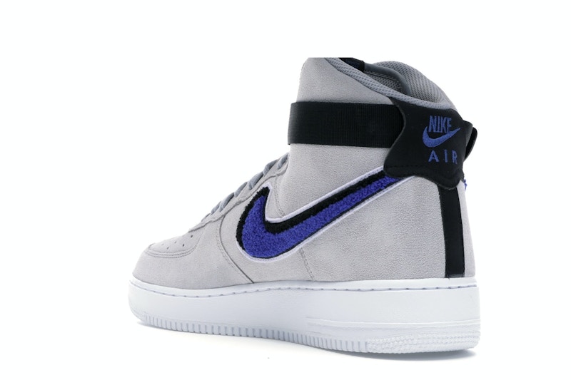 Nike Air Force 1 High Chenille Swoosh Wolf Grey