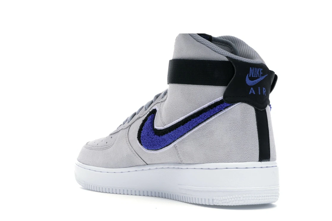 Nike Air Force 1 High Chenille Swoosh Wolf Grey