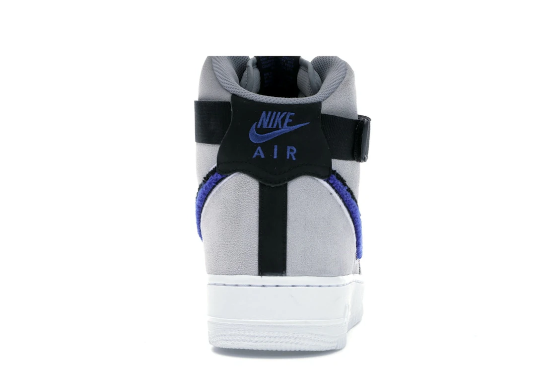 Nike Air Force 1 High Chenille Swoosh Wolf Grey