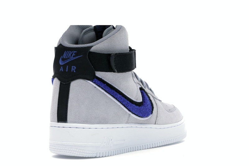Nike Air Force 1 High Chenille Swoosh Wolf Grey
