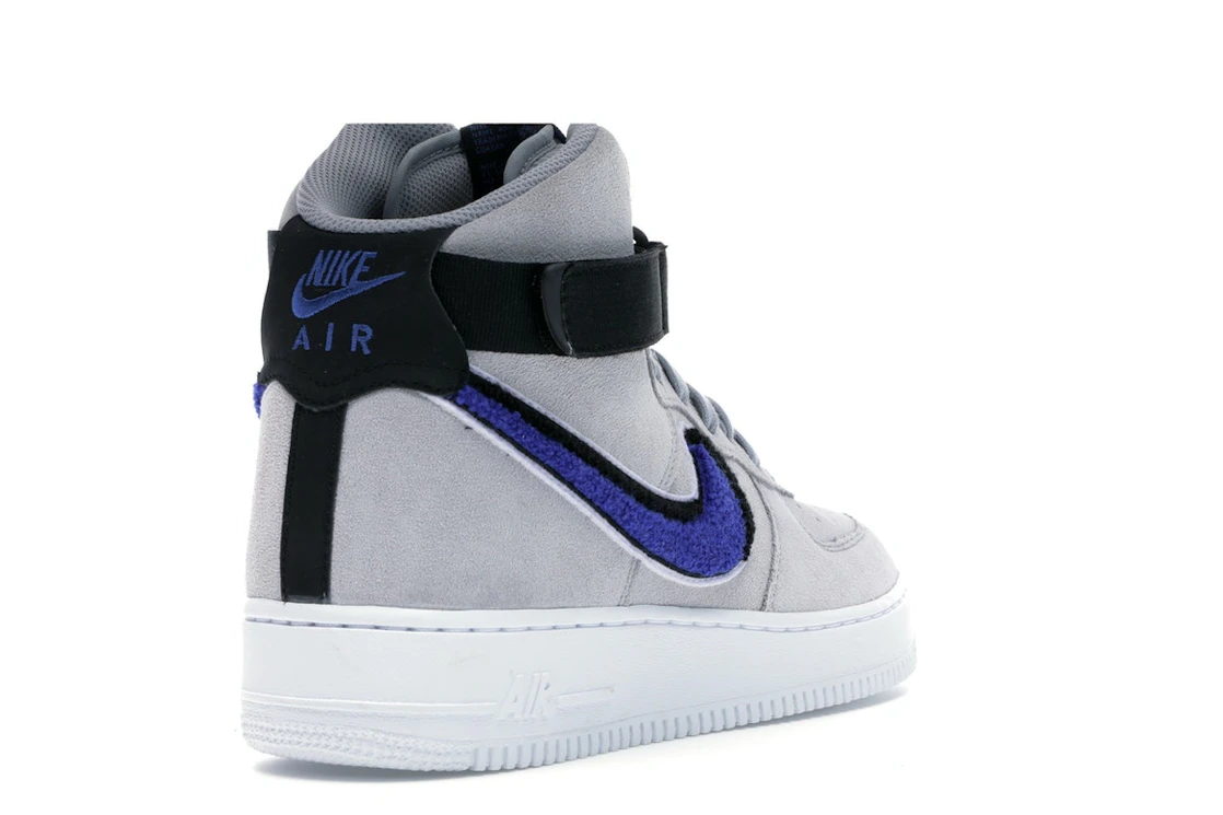Nike Air Force 1 High Chenille Swoosh Wolf Grey