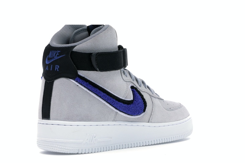 Nike Air Force 1 High Chenille Swoosh Wolf Grey