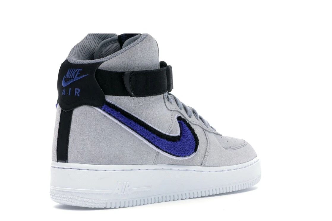 Nike Air Force 1 High Chenille Swoosh Wolf Grey