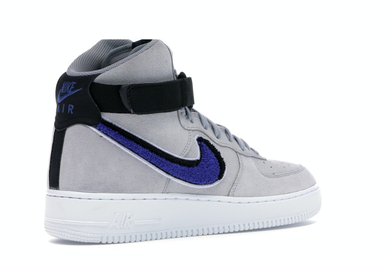 Nike Air Force 1 High Chenille Swoosh Wolf Grey