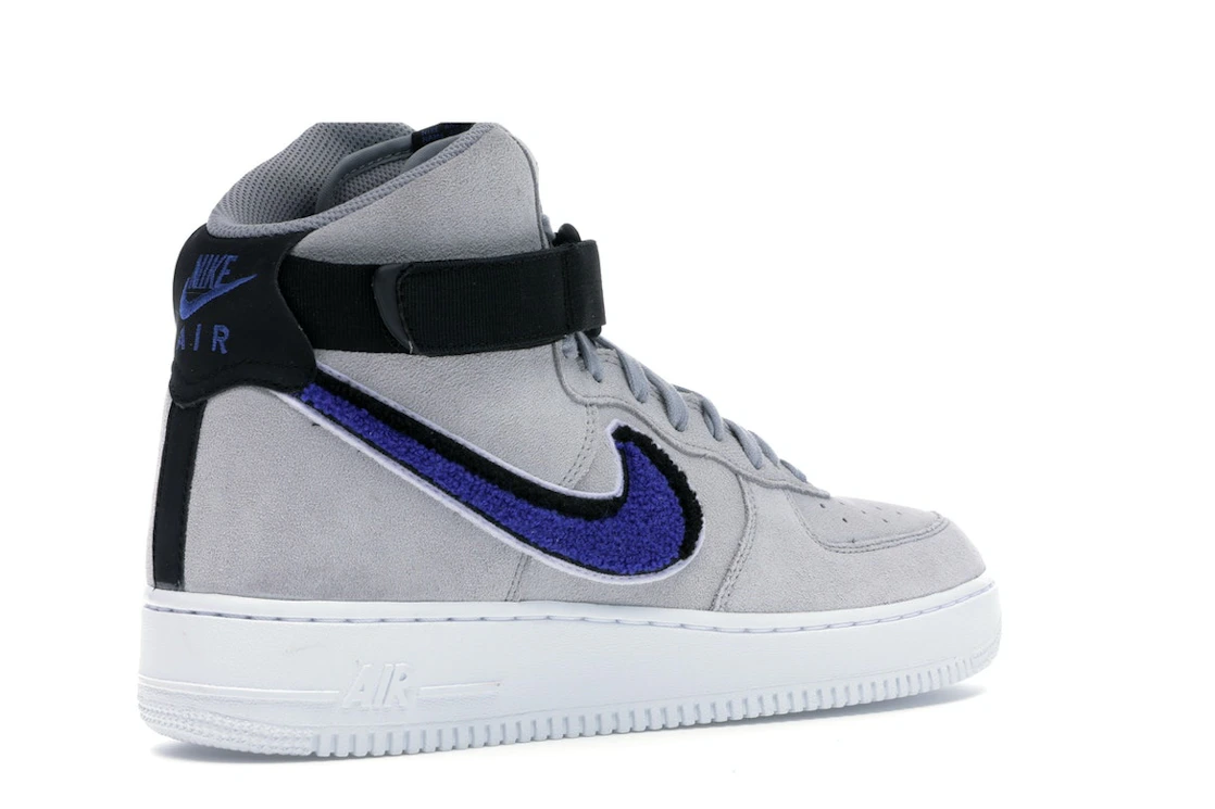 Nike Air Force 1 High Chenille Swoosh Wolf Grey