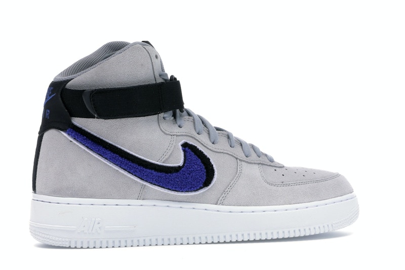Nike Air Force 1 High Chenille Swoosh Wolf Grey