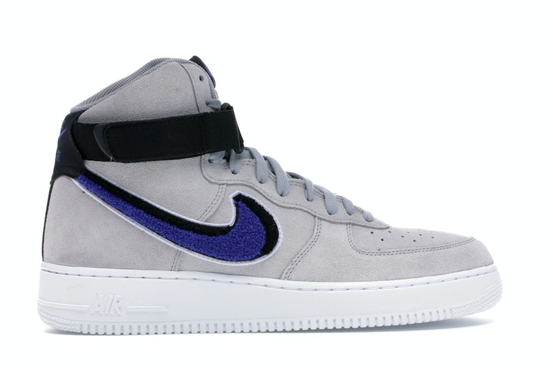 Nike Air Force 1 High Chenille Swoosh Wolf Grey