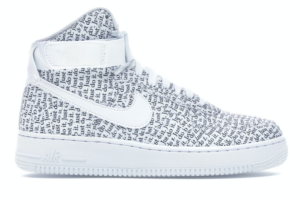 Nike Air Force 1 High Just Do It Pack White - AO5138-100 - US