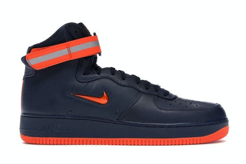 Nike Air Force High NYC Obsidian Orange Men's AO1636-400 US