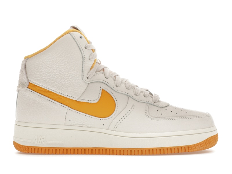 Nike air force 1 yellow and clearance white womens