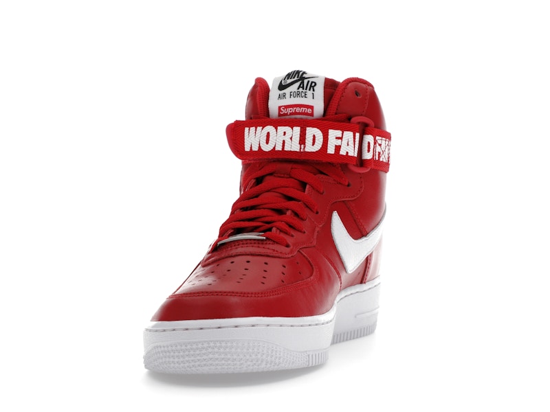 Air force 1 supreme red Clearance