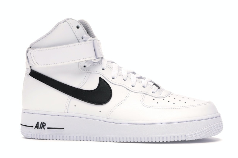 Nike af1 high black and white