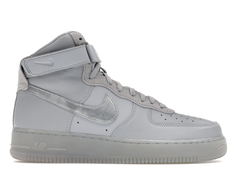 nike air force 1 grey suede high
