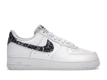 Nike Air Force 1 Low '07 Essential White Black Paisley (Women's ...