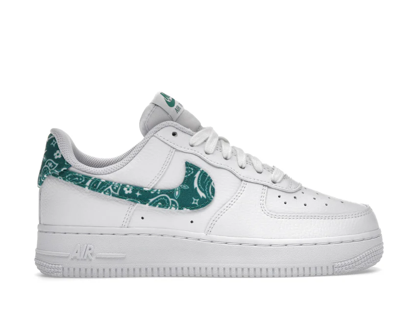 Nike Air Force 1 Low '07 Essential White Green Paisley (Women's) 0