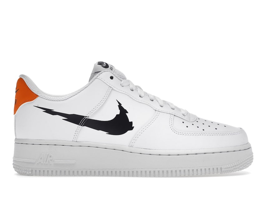 nike air force 1 low 07 lv8 Smoke grey red reflective swoosh
