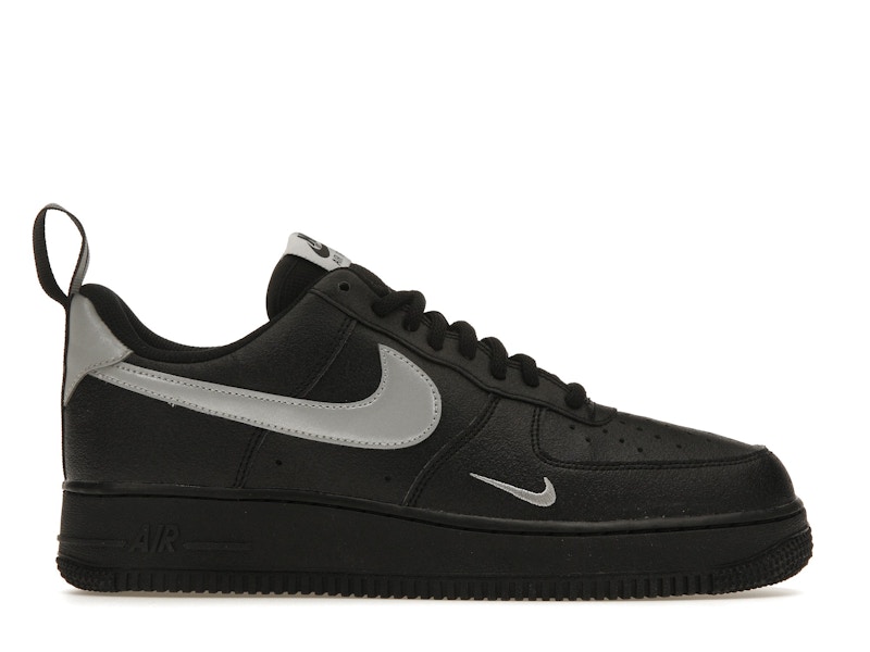 Nike Air Force 1 Low '07 LV8 Black Metallic Silver Men's