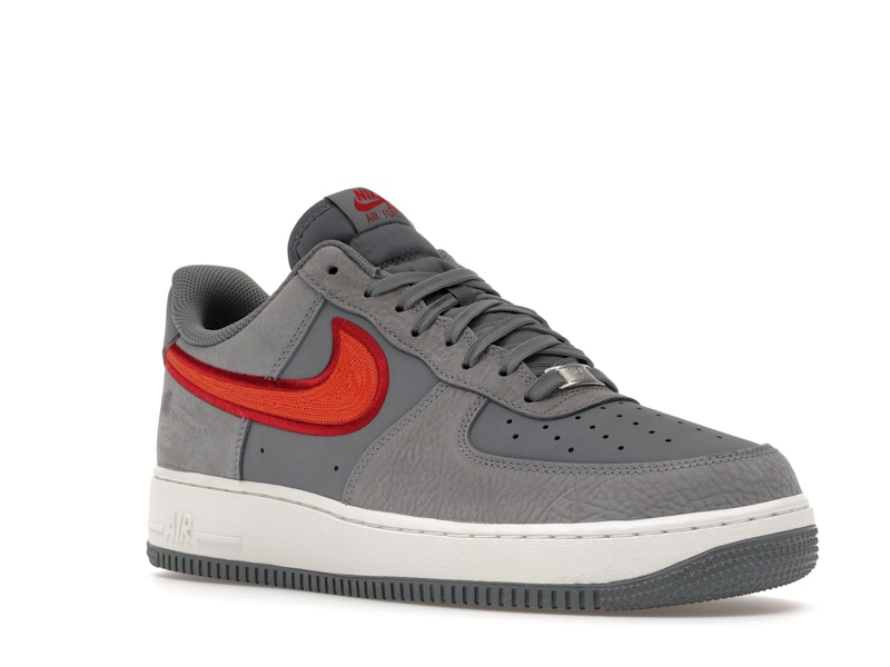 Nike Air Force 1 Low '07 LV8 Cool Grey Crimson Rust