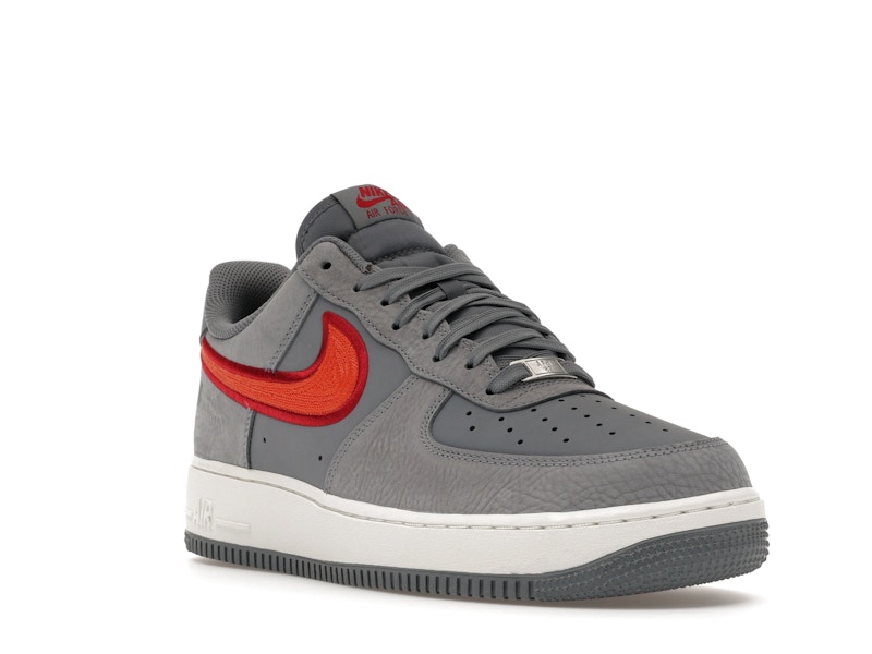 Nike Air Force 1 Low '07 LV8 Cool Grey Crimson Rust