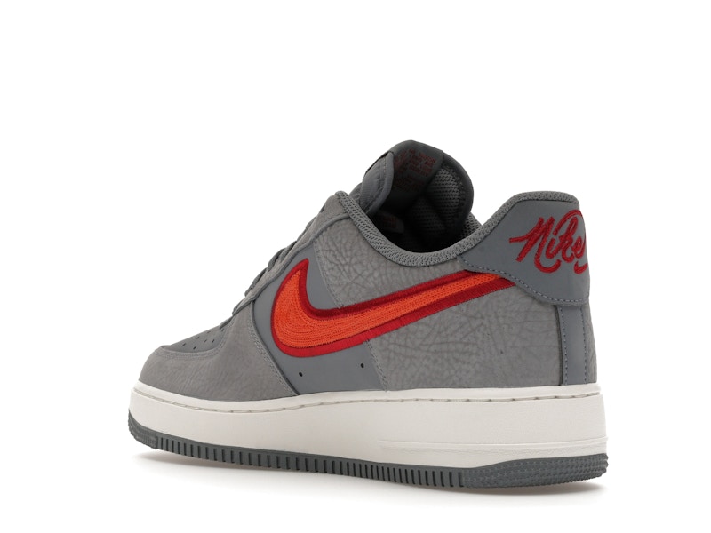 Nike Air Force 1 Low '07 LV8 Cool Grey Crimson Rust