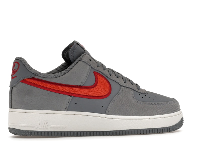 Nike Air Force 1 Low '07 LV8 Cool Grey Crimson Rust