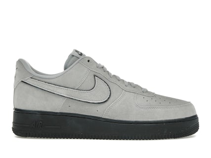 Men Sneaker Nike Air Force Wildleder Grau Sneakers Bq4329 Black