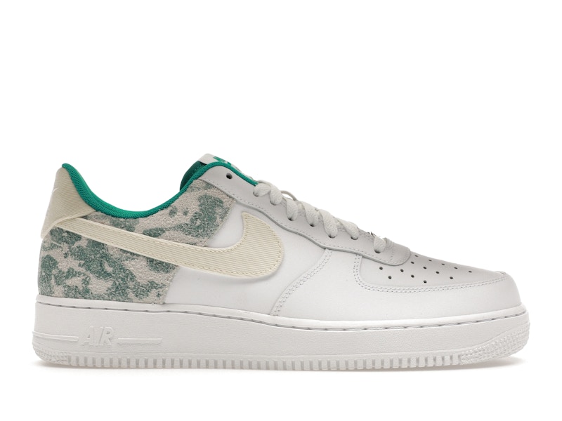 Nike air force 1 camo top green