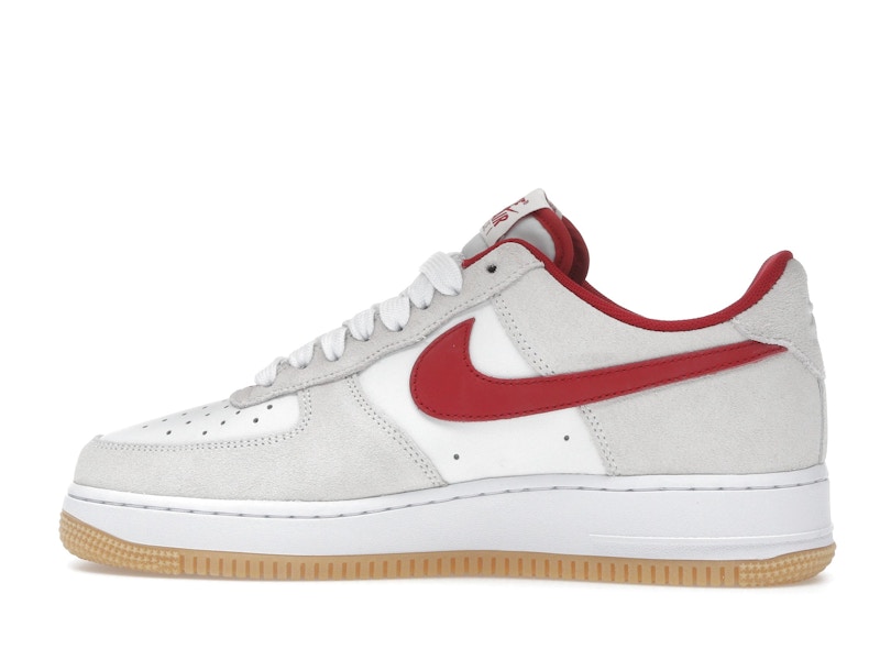 Nike Air Force 1 Low '07 LV8 Summit White Varsity Red Gum