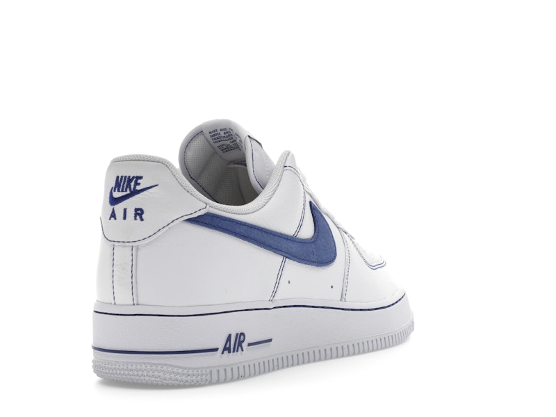 Nike Air Force 1 Low '07 LV8 White Deep Royal Blue