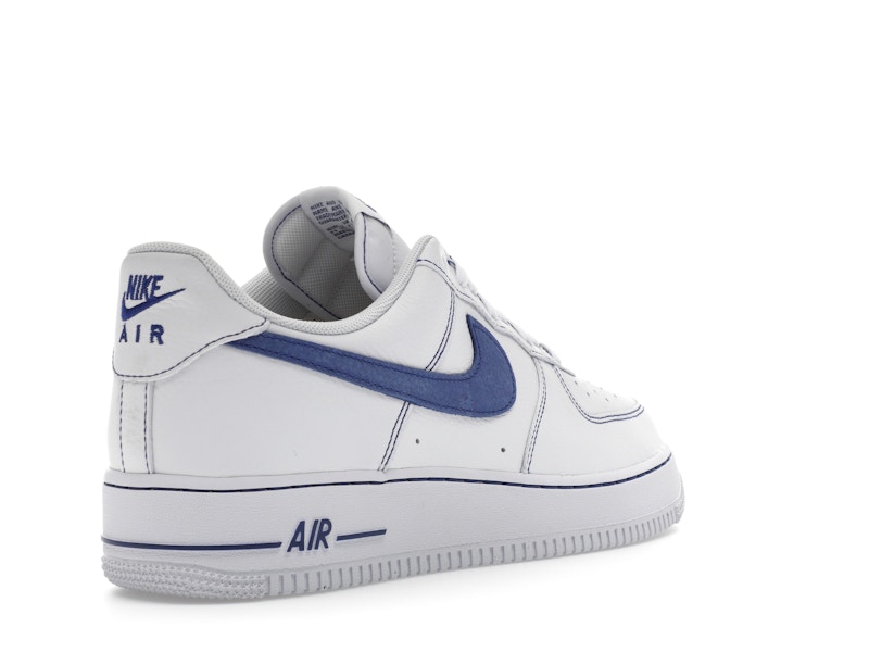 Nike Air Force 1 Low '07 LV8 White Deep Royal Blue