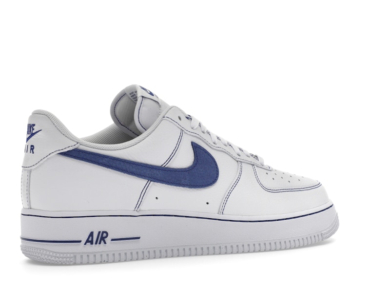 Nike Air Force 1 Low '07 LV8 White Deep Royal Blue