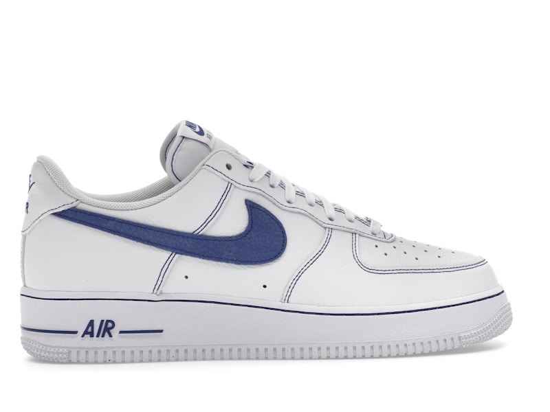 Nike Air Force 1 Low '07 LV8 White Deep Royal Blue