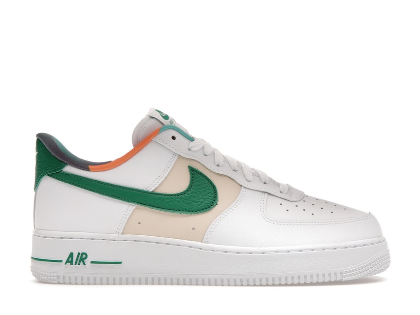 Nike Air Force 1 '07 LV8 EMB Malachite Green White Sneakers DM0109-100 Mens  Size