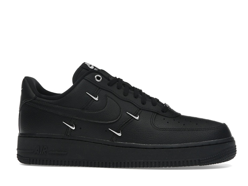 Nike Air Force 1 Low '07 LX Black Silver Mini Swoosh (Women's)