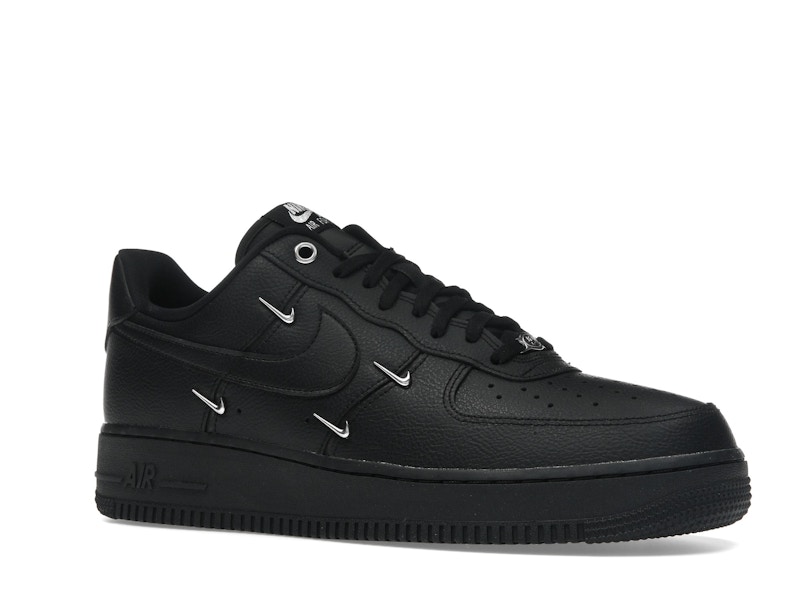 Nike Air Force 1 Low '07 LX Black Silver Mini Swoosh (Women's)