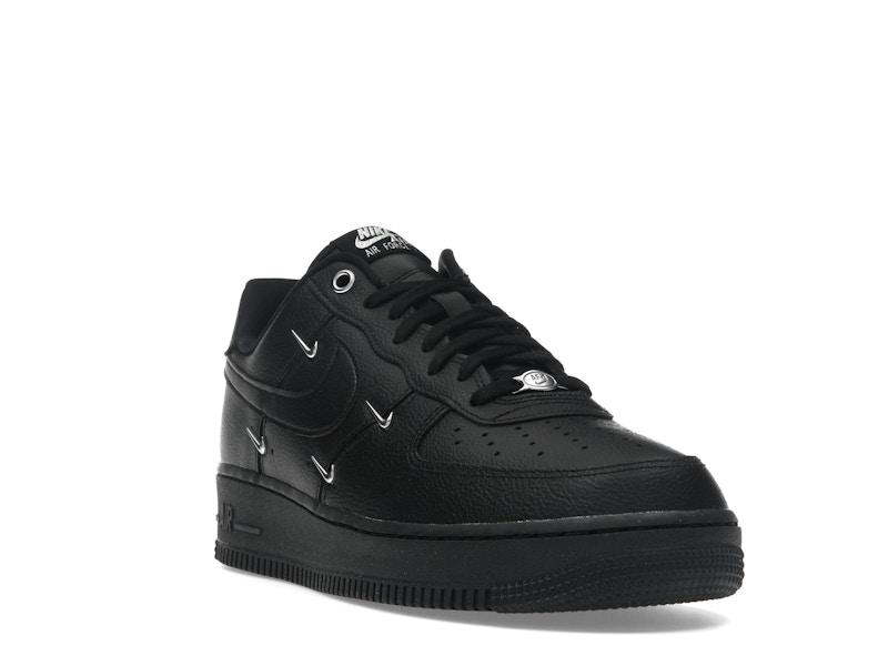 Nike Air Force 1 Low '07 LX Black Silver Mini Swoosh (Women's)