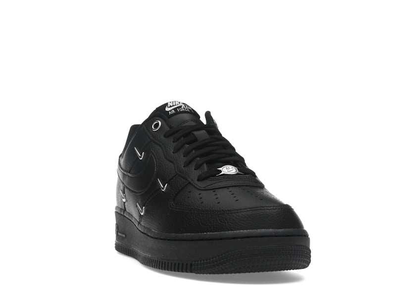 Nike Air Force 1 Low '07 LX Black Silver Mini Swoosh (Women's)