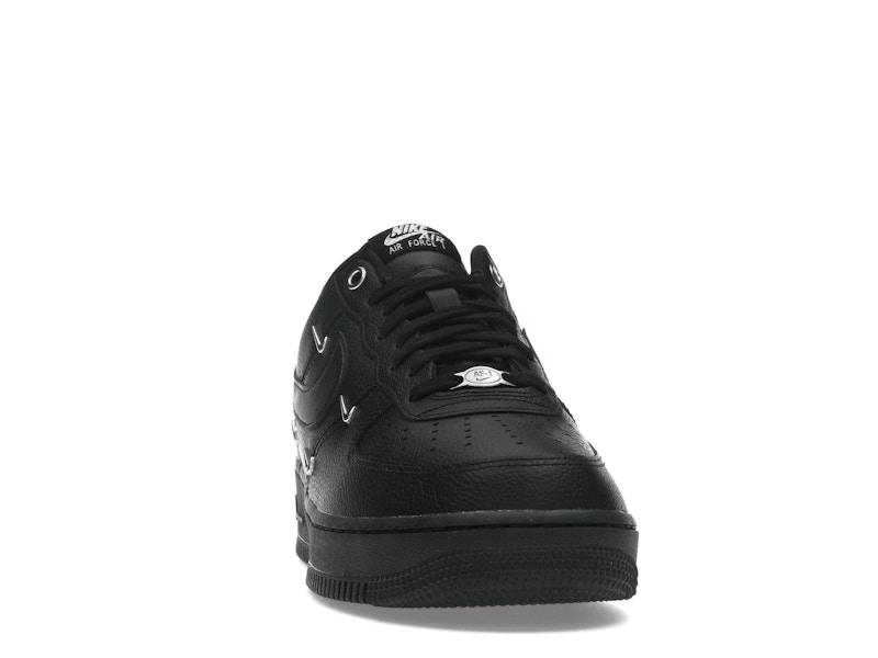 Nike Air Force 1 Low '07 LX Black Silver Mini Swoosh (Women's)